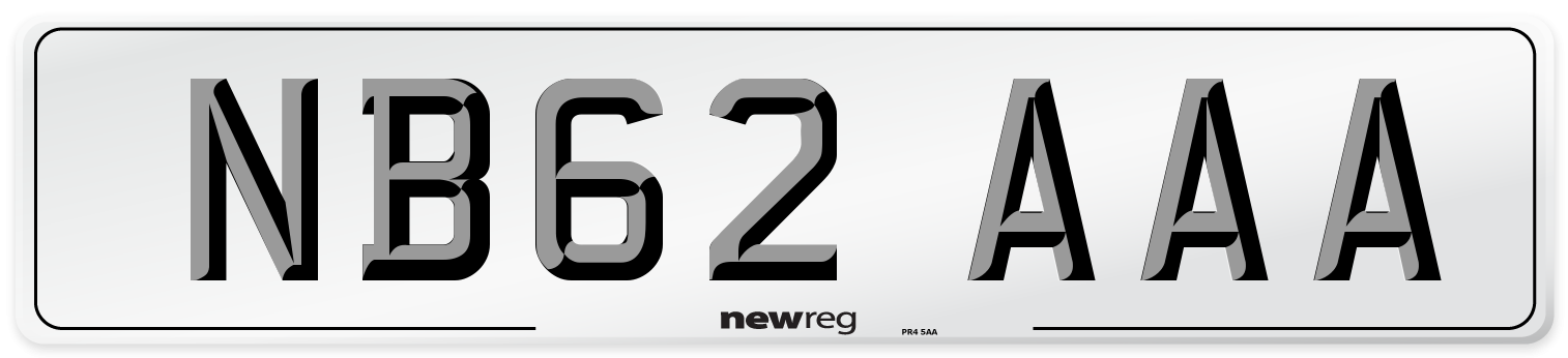 NB62 AAA Number Plate from New Reg